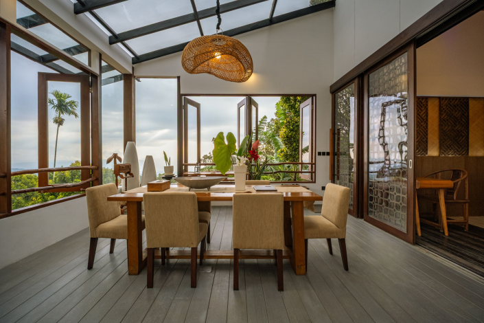 Munduk Harvest Palace – Villa 2 – One Bedroom Signature Villa – Living Room & Kitchen 4.jpg